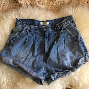 High waisted shorts